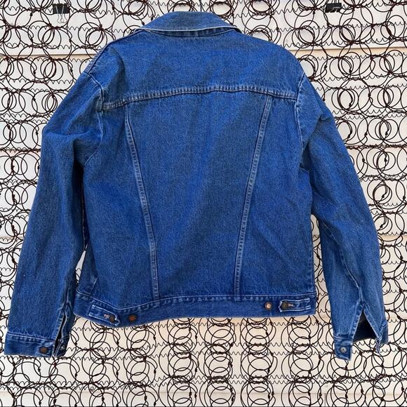 Vintage 70s Rustler denim jean trucker jacket XL - Picture 2 of 6